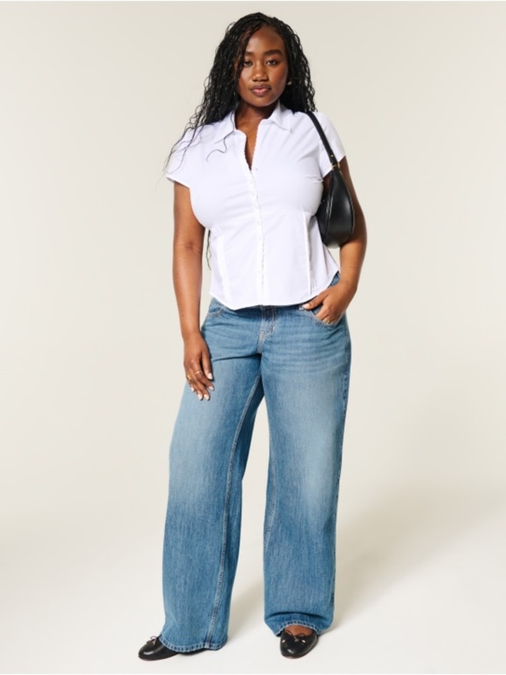 Hollister Low Rise Super Baggy Jeans